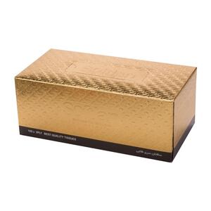 دستمال کاغذی  100 برگ 3 لایه طلایی سافتلن