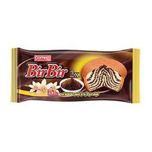 کیک دوقلو با مغز کاکائو 60 گرمی بیربیر درنا