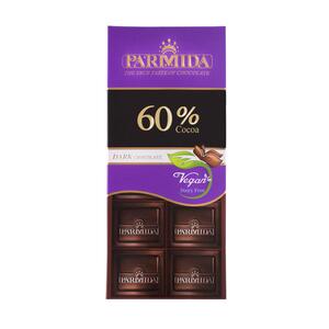 شکلات تابلت 60% تلخ 80 گرمی پارمیدا