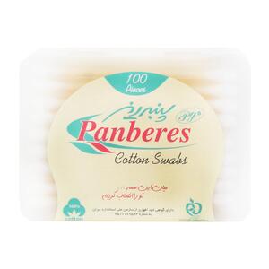 گوش پاک کن رنگی مکعبی 100 عددی پنبه ریز