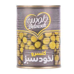 کنسرو نخود فرنگی 400 گرمی دلوسه