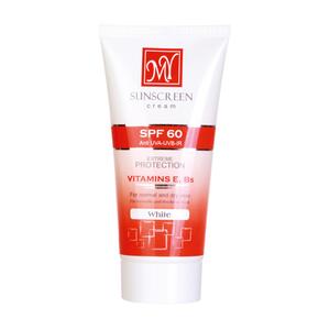 کرم ضد آفتاب SPF60 بی رنگ  50 میل مای