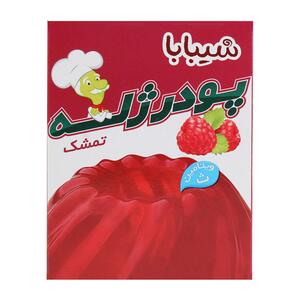 پودر ژله تمشک 100 گرمی شیبابا
