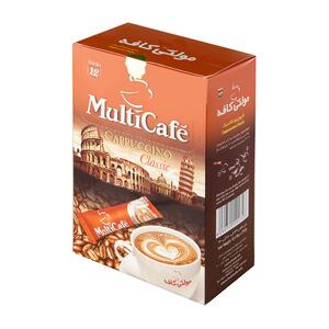 کاپوچینو کلاسیک 18گرمی 12عددی مولتی کافه