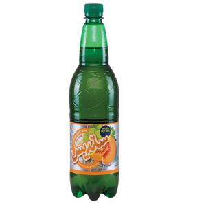 آبمیوه گازدار انگور با طعم هلو پت 1 لیتری ساندیس