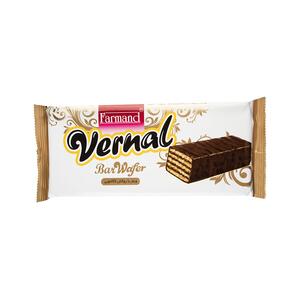 ویفر با روکش شکلاتی 6 عددی 120 گرمی ورنال فرمند