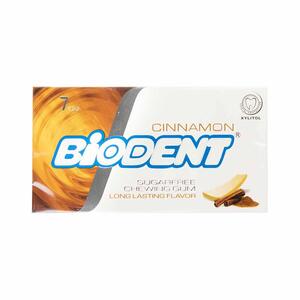 آدامس نواری بدون شکر با طعم دارچین 7 عددی بایودنت