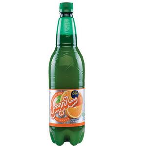 آبمیوه گازدار پرتقال پت 1 لیتری ساندیس