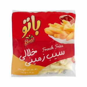 سیب زمینی خلالی 10*10 منجمد 750 گرمی با تو