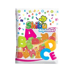 پاستیل حروف الفبا 180 گرمی شیبا