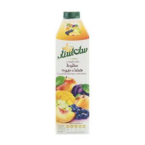 آبمیوه هفت میوه 1 لیتری سان استار