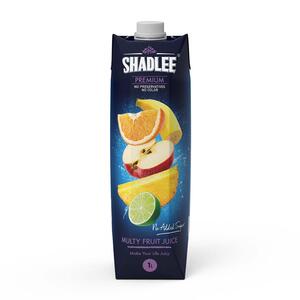 آب چند میوه بدون شکر 1 لیتری شادلی