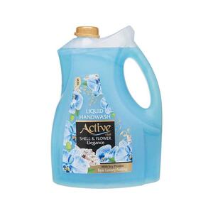 مایع دستشویی صدفی پروتیین سویا آبی 3750 گرمی اکتیو
