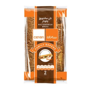 نان ساندویچی چاودار 300 گرمی سه نان