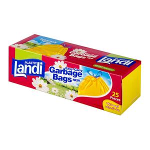 کیسه زباله بنددار کوچک 25 عددی 60*50 لندی