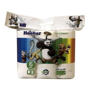 دستمال حوله 6 رول 4 لایه هوبار