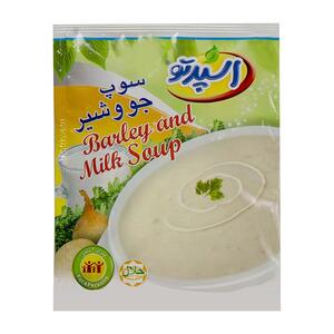 سوپ جو و شیر 75 گرمی اسپرتو