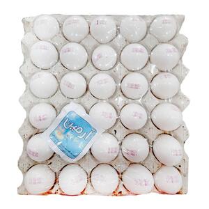 تخم مرغ سفید 30 عددی دو درب شانه اقتصادی