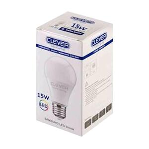 لامپ ال ای دی حبابی مهتابی 15 واتی کلور