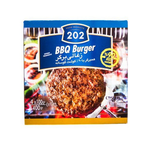 همبرگر ذغالی 400 گرمی 202