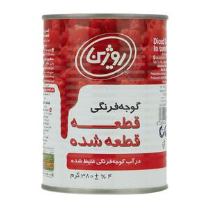 کنسرو گوجه فرنگی خرد شده 410 گرمی روژین