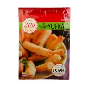 نان یوفکا مستطیلی نیمه آماده منجمد 650 گرمی 206