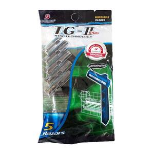 تیغ 2 لبه صابوندار 5 عددی مردانه پاکتی سبز دورکو