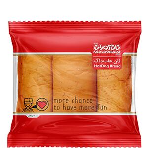 نان هات داگ 3 عددی  200 گرمی نان آوران