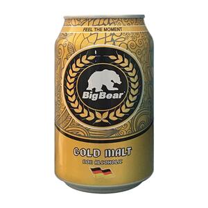 ماءالشعیر کلاسیک طلایی 330 سی سی قوطی بیگ بر