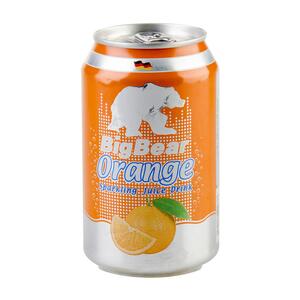 نوشیدنی پرتقال گازدار قوطی  330 سی سی بیگ بر