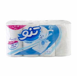 دستمال توالت 16 رول 3 لایه تنو