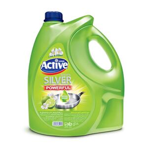 مایع ظرفشویی سیلور سبز 3750 گرمی اکتیو