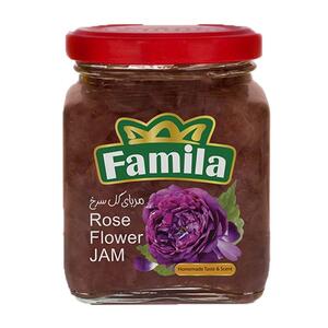 مربا گل محمدی 300 گرمی فامیلا