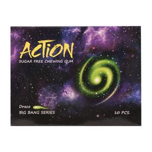 آدامس بیلیستری بدون شکر با طعم دراکو 10 عددی اکشن