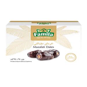 خرما مضافتی 750 گرمی فامیلا