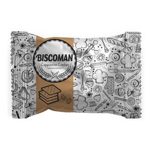 کراکر با طعم کاپوچینو 50 گرمی بیسکومن