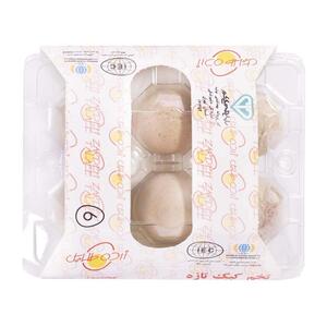 تخم کبک 6 عددی زرده طلایی