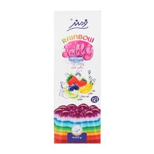 پودر ژله رنگین کمان 4 طعم 400 گرمی فرمند