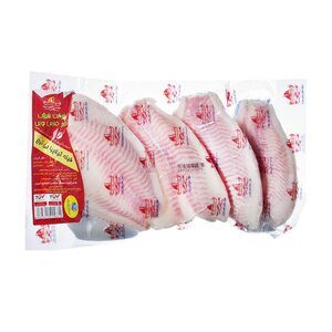 فیله ماهی تیلاپیا بی تیغ  600 گرمی خلیج فارس نوین