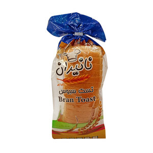 نان تست سبوس 530 گرمی نانیران