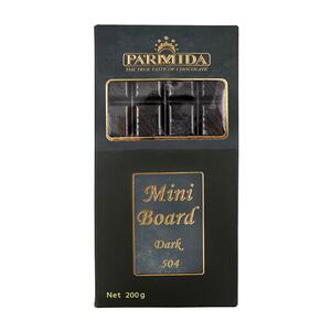 شکلات تابلت تلخ 200 گرمی مینی برد پارمیدا