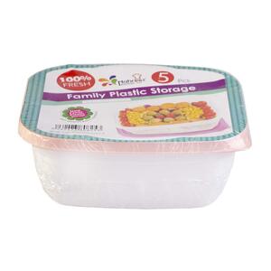 ظرف فریزری فامیلی 3 سایز کوچک پلاستیکی مهروز