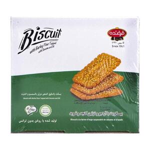 بیسکویت جو کنجد و شوید 700 گرمی فرخنده