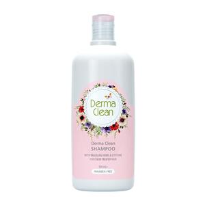 شامپو تثبیت کننده رنگ مو گیاهان برزیلی 500 میل درماکلین