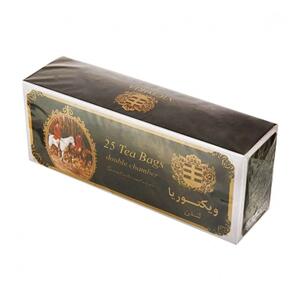 چای سیاه کیسه ای ساده 25 عددی ویکتوریا