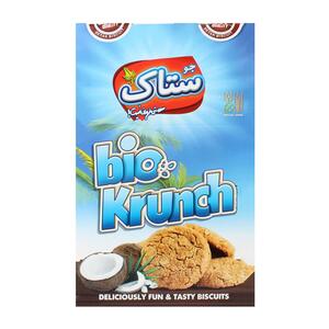 بیسکویت چندغله نارگیلی 400 گرمی بایوکرانچ ستاک
