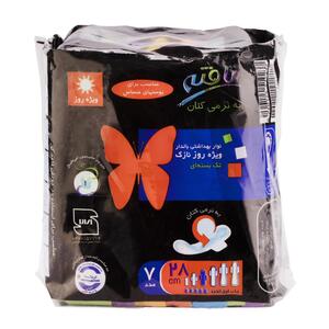 نوار بهداشتی بالدار روزانه نازک کتانی 7 عددی تافته