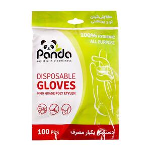 دستکش یکبار مصرف سلفونی 100 عددی پاندا