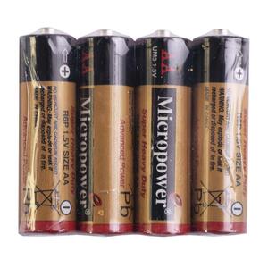 باطری قلمی کربن زینک شیرینک 4 عددی میکروپاور