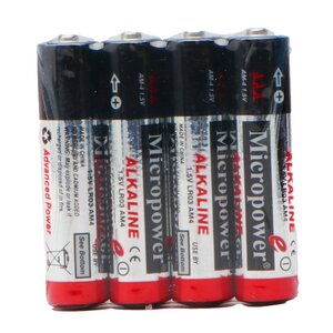 باطری نیم قلم آلکالاین شیرینک 4 عددی میکروپاور